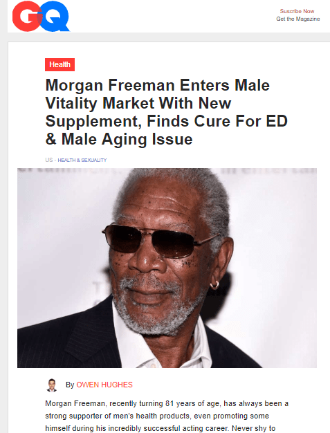 morgan freeman supposed gq article