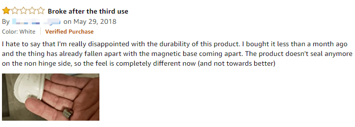 negative review of tenga flip zero