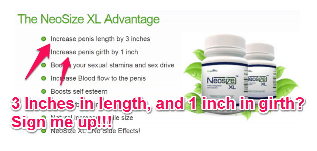 neosize xl claims penis enlargement