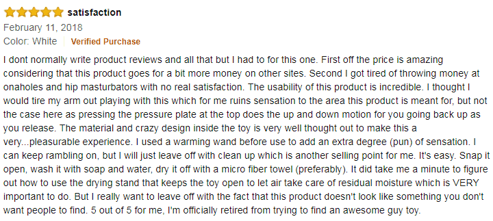 tenga flip zero review on amazon