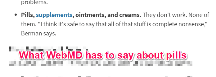 webmd penis enlargement pills