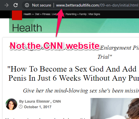 fake cnn website