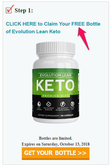 free bottle of evolution lean keto