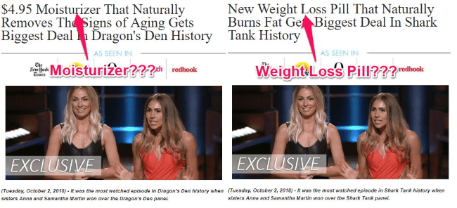 fake keto diet pill ads for shark tank 