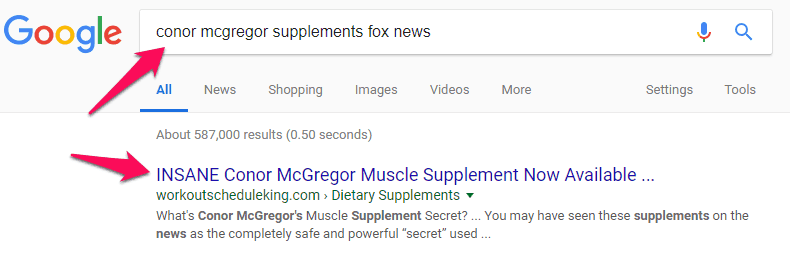 conor mcgregor supplements fox news