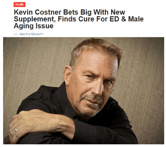 kevin costner anti aging and ed pill