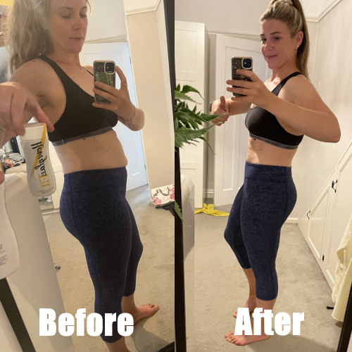 before and after hourglass fit fat burner