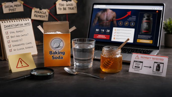 baking soda trick for men ed scam exposed
