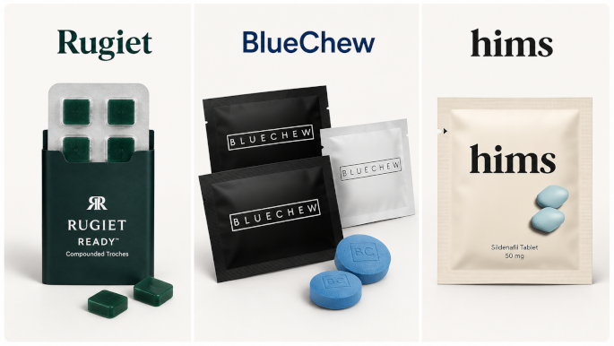 rugiet vs bluechew vs hims
